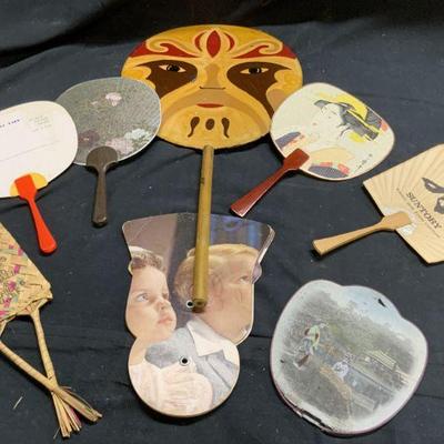 Lot 8 Assorted Handheld Fans
