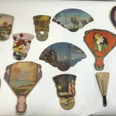 Lot 12 Handheld Fans & More
