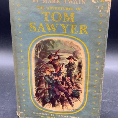 TOM SAWYER MARK TWAIN Illustrated Whittam c1955
