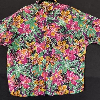 JODI HILLS USA Vintage Multicolored Floral Shirt
