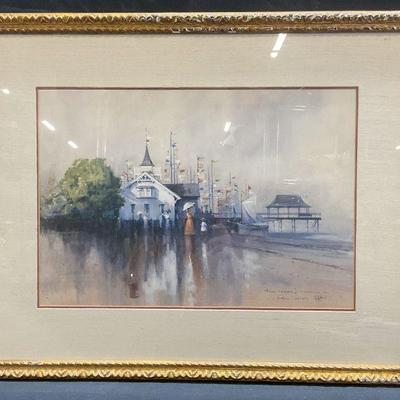 Signed Paul Landry Ltd Edt Regatta Lithograph COA
