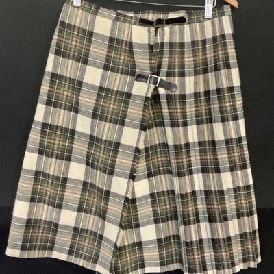 BROWNS OF BERMUDA 100% Wool Vintage Skirt
