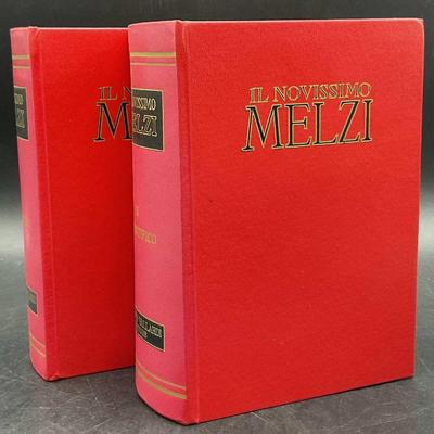 Lot 2 1972 IL NOVISSIMO MELZI Illustrated Books
