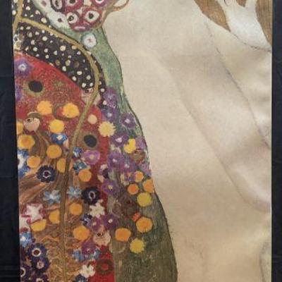 IKEA Klimt Water Serpents II Repro Print 4.5Ft T
