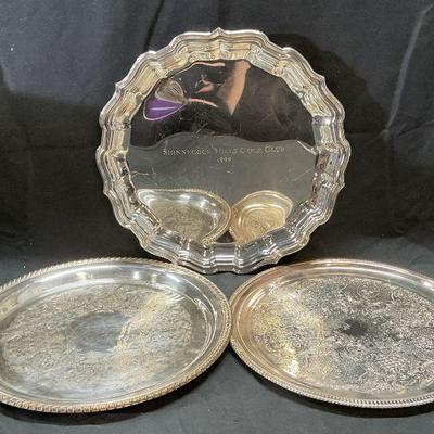 Lot 3 Tiffany & Co Pewter Tray, More
