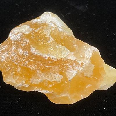 Orange Calcite Semiprecious Stone Specimen

