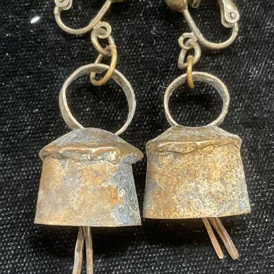 Vintage Handcrafted Bell Earrings
