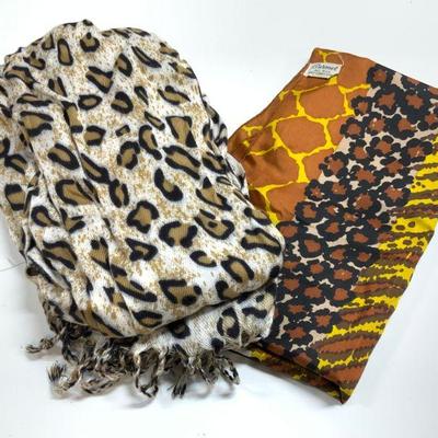 Lot 2 Pashmina & Silk Scarves
