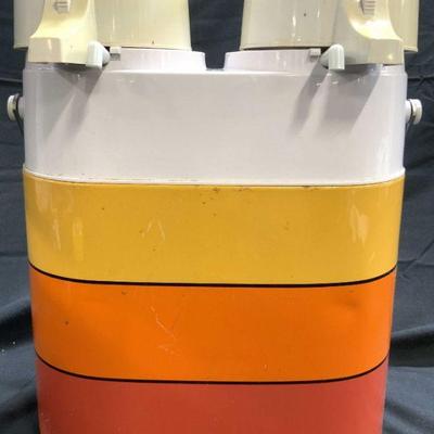 Vtg Peacock Thermos Vacuum Bottle Co Airpot Dbl P

