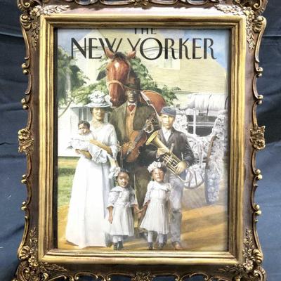Vintage Framed THE NEW YORKER Mag Cover
