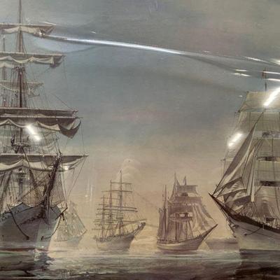 Newport 1976 Maritime Lithograph
