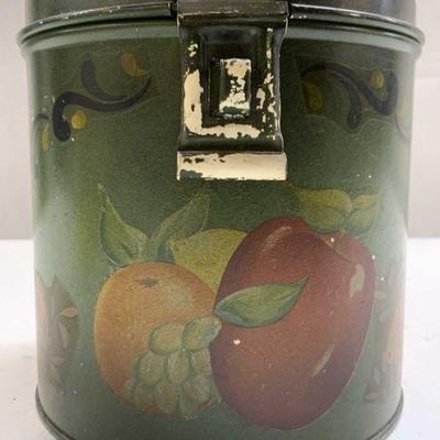 KREAMER Vintage Cylindrical Tin W Lid
