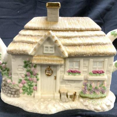 LENOX The Irish Blessing Porcelain Teapot W Lid
