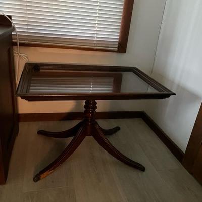 Glass Top Table