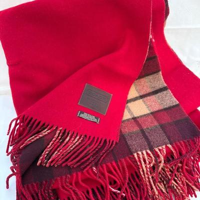 COACH Wool Throw Blanket-England