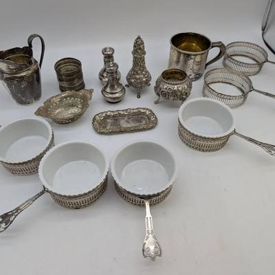 Sterling Silver Tableware Lot