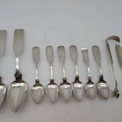 Group Of Coin Silver Spoons... Richmond 