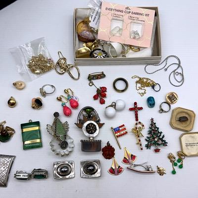 Collection of costume jewelry