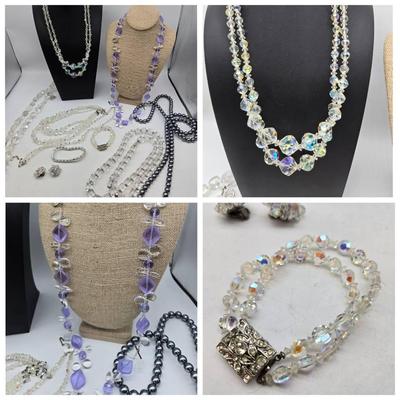 Vintage Austrian Crystal Jewelry & Costume 