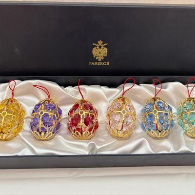 Fabergé Crystal Palace Egg Ornaments-6
