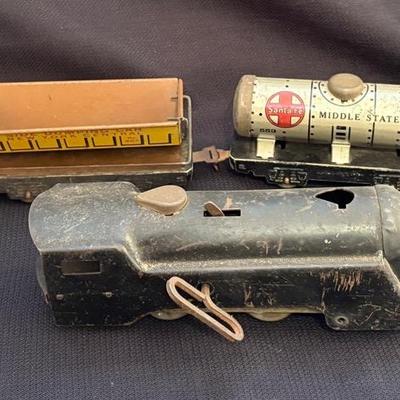 Vintage Marx Wind-Up Tin Train