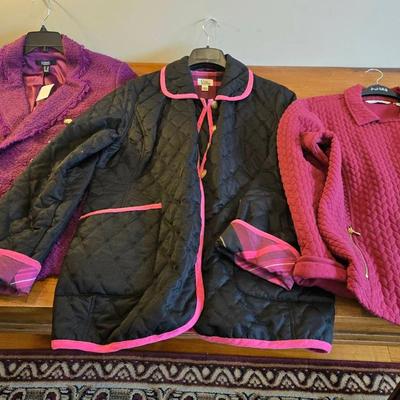3 Ladie's Jackets: Lilly Pulitzer, Isaac Mizrahi 