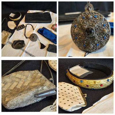 Antique Dancing Purse, Vintage Beaded Evening Bag +