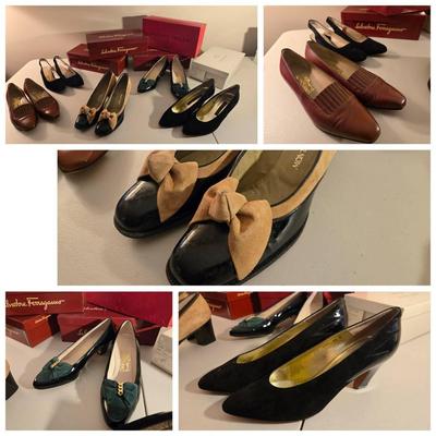 5 Pair Shoes S. Ferragamo, W Stieger