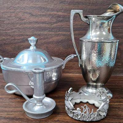 "Wilton" Pewter Soup Tureen and More