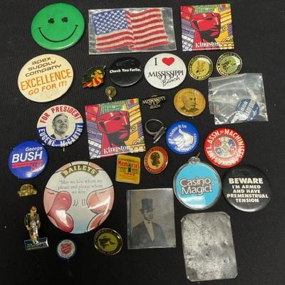 Pins and Buttons Collection