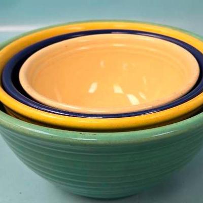 "Bauer Pottery" Ringware Bowl Set