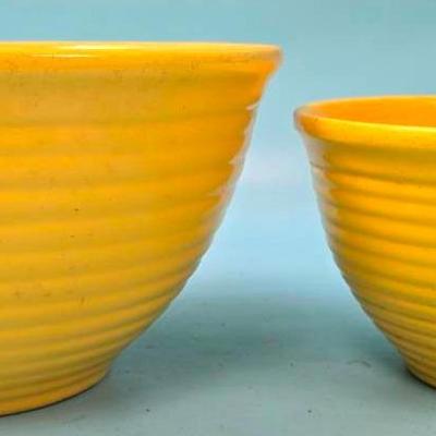 "Bauer Pottery" Pair of Mixing Bowls