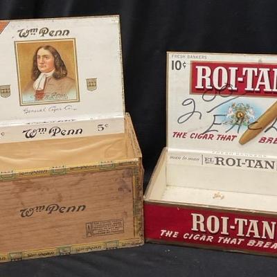 Vintage Cigar Box Collection