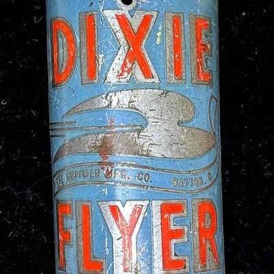 Pre-War "Huffman Dixie Flyer" Bicycle Head Badge 