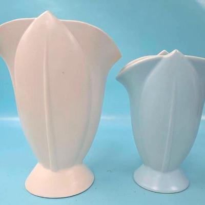 "Bauer Pottery" Tulip Vases