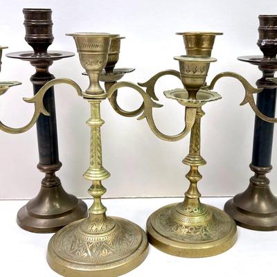 “Gatco” Solid Brass Candle Holder and More