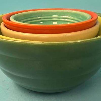"Bauer Pottery" Mixing Bowls