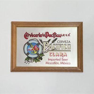 Vintage Cerveza Pacifico Beer Mirror Display.jpg