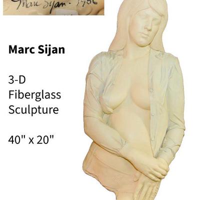 Marc Sijan large 3-D wall sculpture #2
