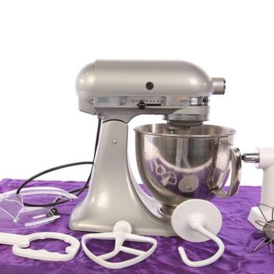 KitchenAid Artisan mixer with attachments
