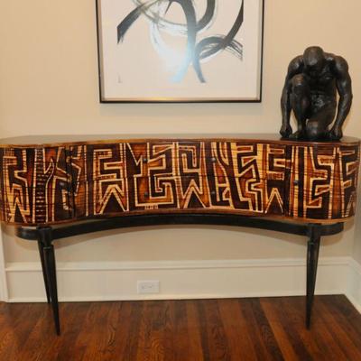 Terra Sur Hand made in Argentina demi-lune console