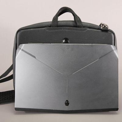 Alienware Gaming laptop and bag