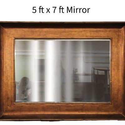 Large wall mirror
