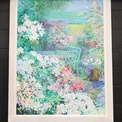 Original oil on canvas painting "Lea"
