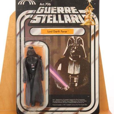 Vintage Italian Star Wars darth Vader action figure- moc