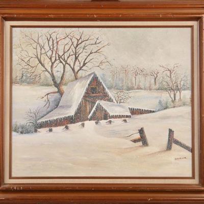 Burny Myrick oil painting