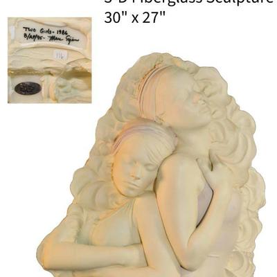 Marc Sijan large 3-D wall sculpture