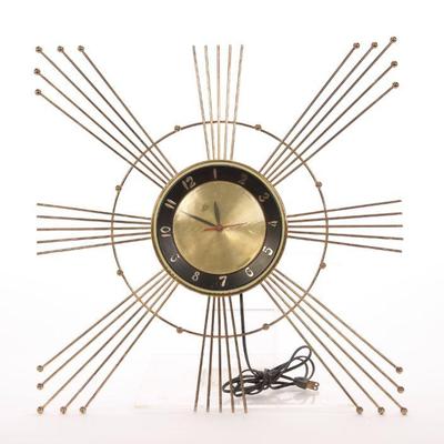 Lux MCM starburst clock