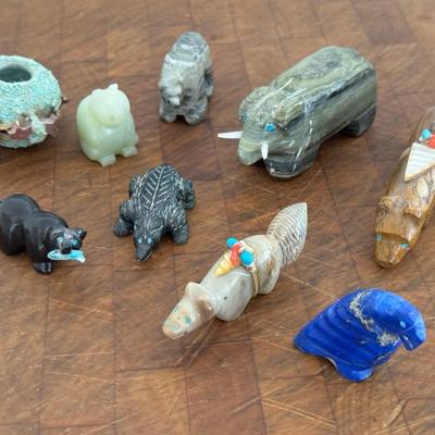 Zuni Fetishes, Beat, Mole, Badger And More 