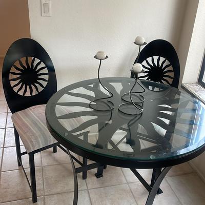 Sun Table And Two Chairs 
